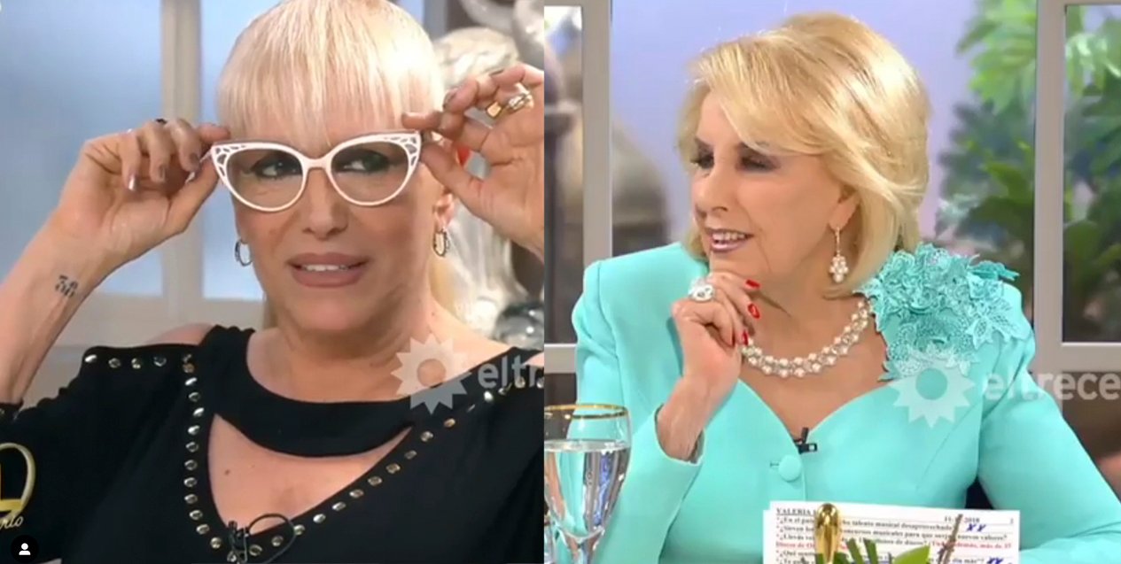 Tiffany en la mesa de Mirtha Legrand